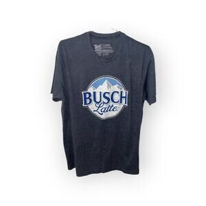 Busch Latte Sz Large Brew City Graphic T Shirt EUC